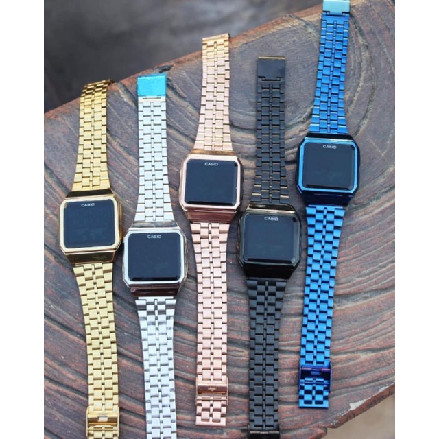 JAM TANGAN FASHION PRIA WANITA CASIO TOUCH PETA FREE BOX DIAMETER 3,2 CM JAM TANGAN CEWEK COWOK