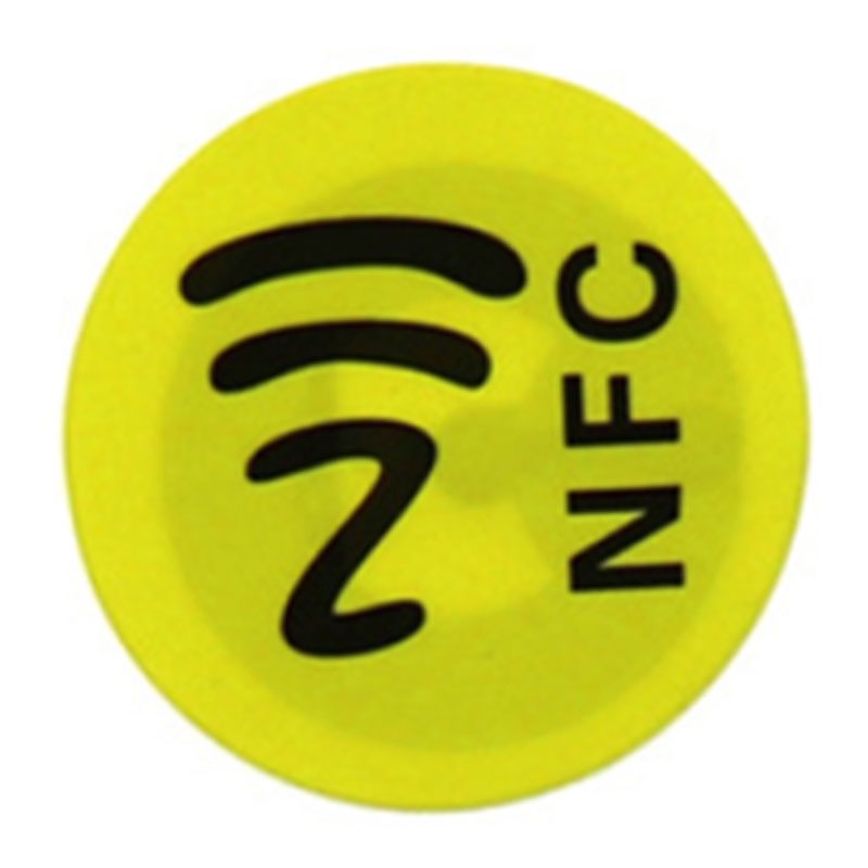 (Happy) 1pc Stiker Nfc Smart Ntag213 Bahan Pet Anti Air Untuk Semua Jenis Handphone