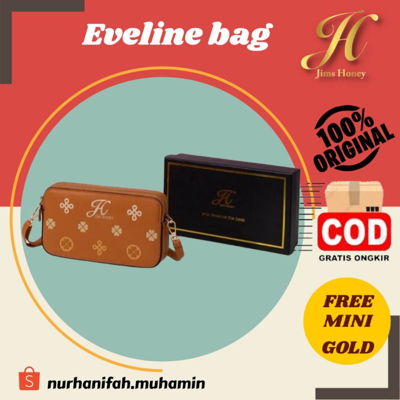 JIMS HONEY TAS WANITA EVELYN BAG FREE BOX