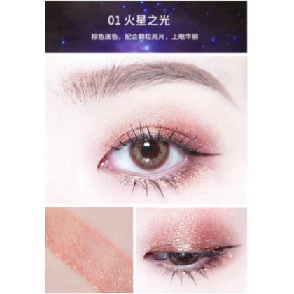 Lameila Liquid Glitter Eyeshadow Cair Korean Eyeshadow Liquid 6 Warna Waterproof Eye Shadow 1025