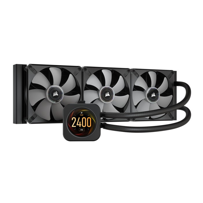 CORSAIR iCUE H150i ELITE LCD Display Liquid CPU Cooler