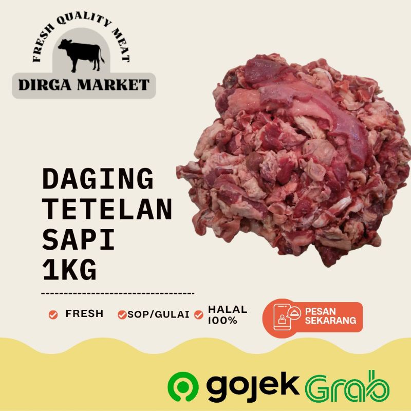 

Daging Tetelan Sapi 1Kg 1000gram