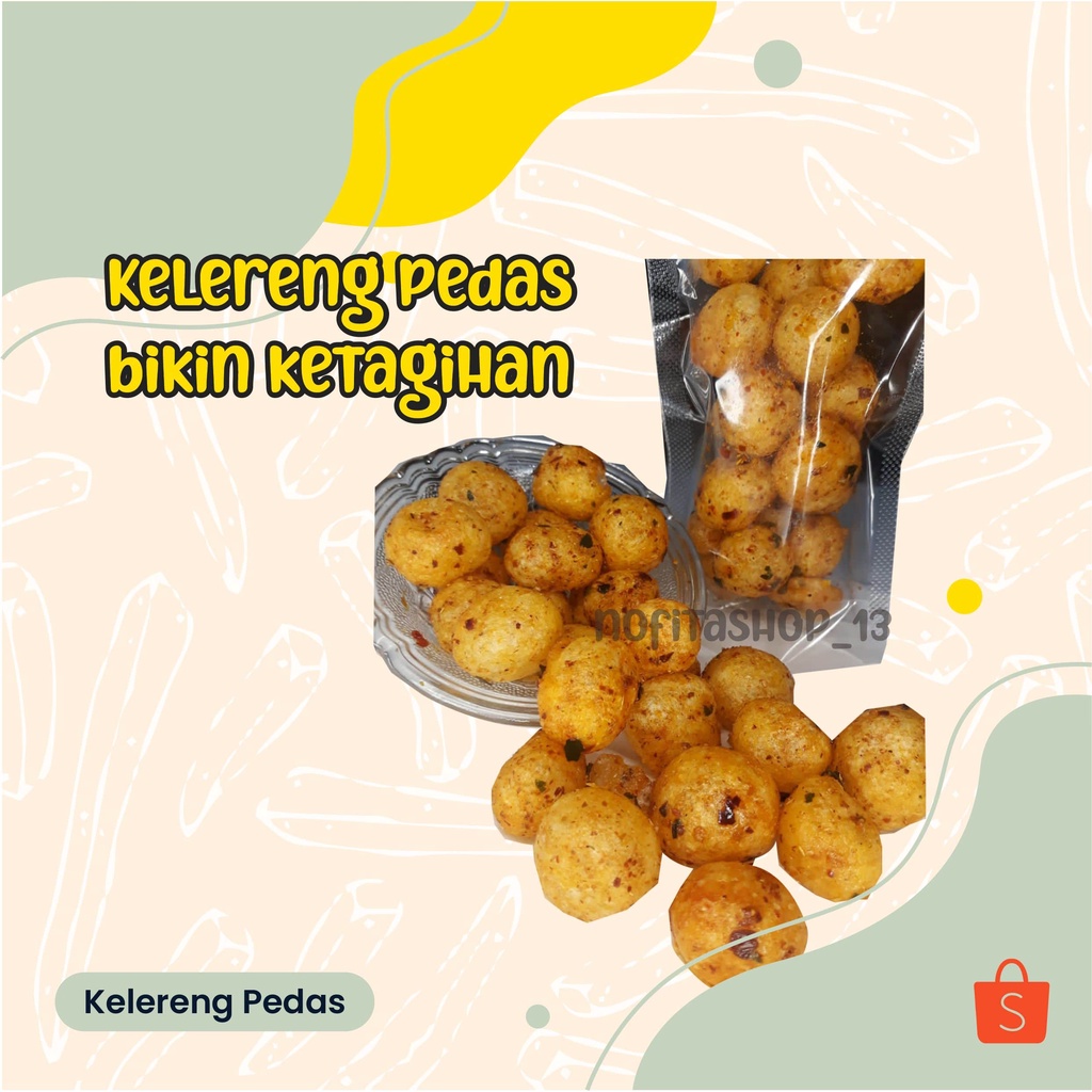 

Makanan Ringan Cemilan Snack Jajajan Keripik / Kripik / Klereng Pedas / Pedes Kiloan Murah Instan Enak