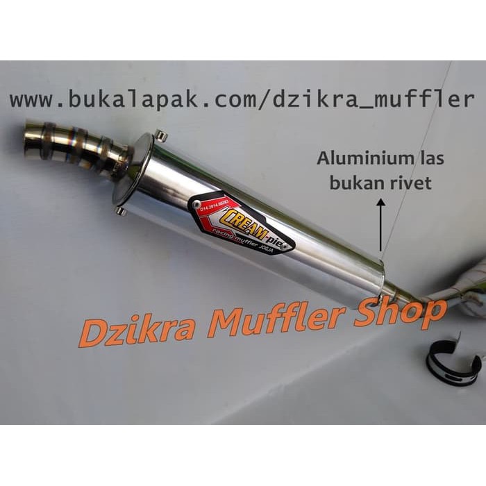 Knalpot Creampie ZZ1 crom for Ninja R, Ninja RR & Ninja SS