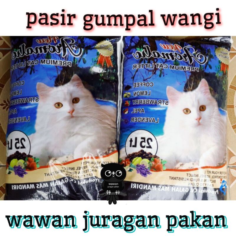 PASIR KUCING AROMATIC, PASIR WANGI GUMPAL