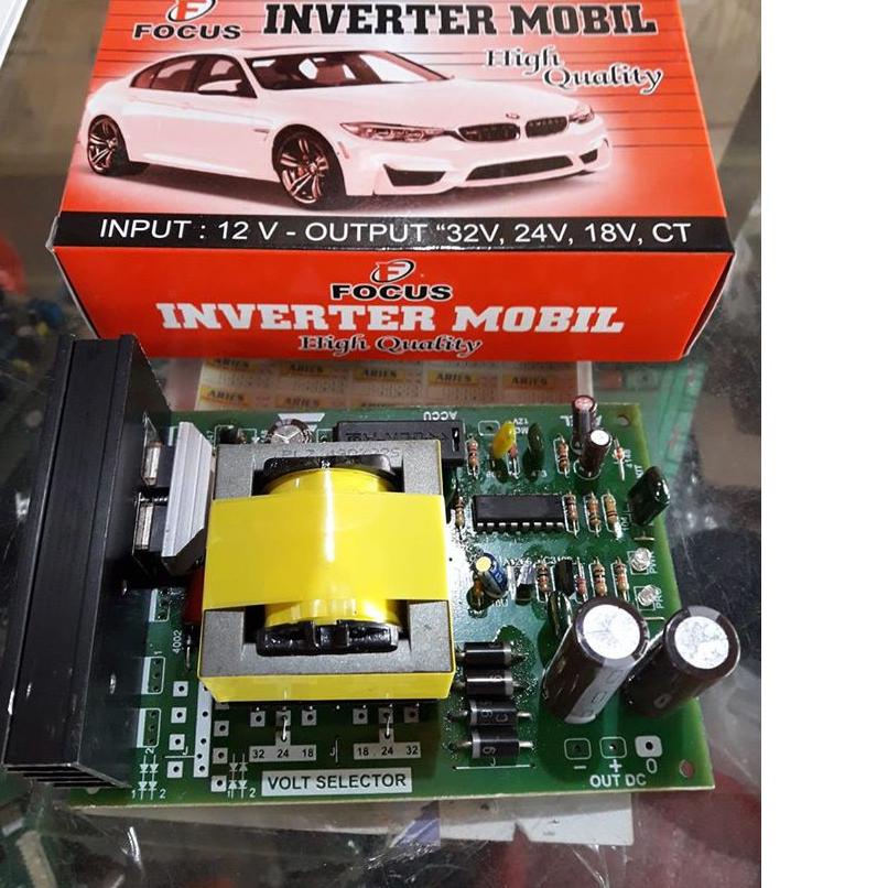 >SE.T-0215 KIT INVERTER MOBIL MULTI DC 12V TO DC CT 18 24 32 VOLT ..makasih