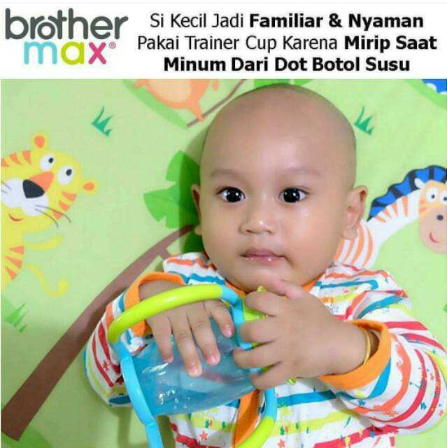 BROTHER MAX 4 IN 1 TRAINER CUP - TRAINING CUP MPASI - GELAS BAYI