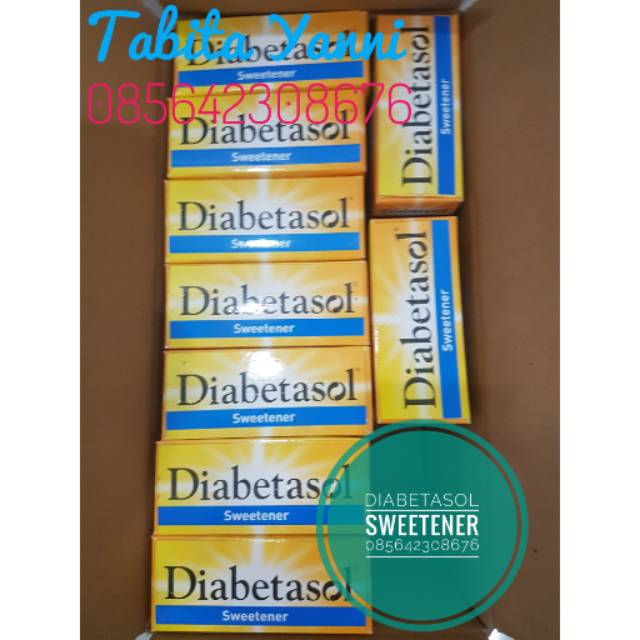 

Diabetasol isi 50pc repack (kemas plastik)