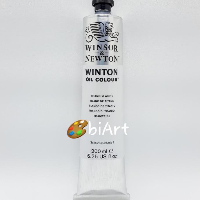 

Cat Minyak Winton Oil Colour 200 ml Titanium White Winsor & Newton