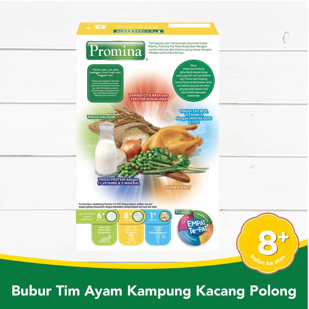 PROMINA PRO BTI AYAM KAMPUNG KACANG POLONG BOX 100G