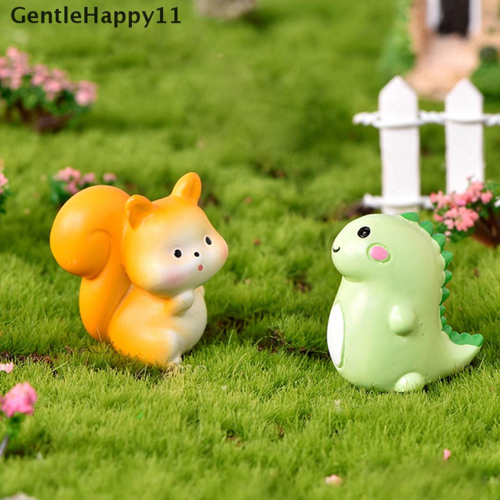 Gentlehappy Miniatur Hewan Untuk Dekorasi Taman Mini / Rumah Boneka DIY