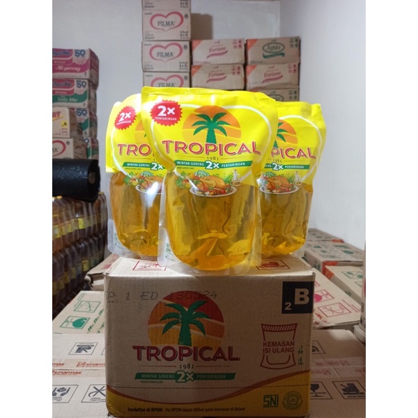 

PM minyak goreng tropical kemasan refill 2L