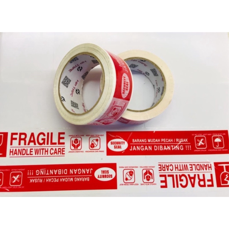 

Fragile Lakban Isolasi 45mm 100 Yard Two-Tone