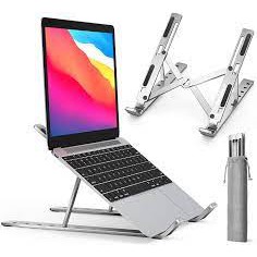 DUDUKAN LAPTOP STAND HOLDER LAPTOP LIPAT PORTABLE ADJUSTABLE