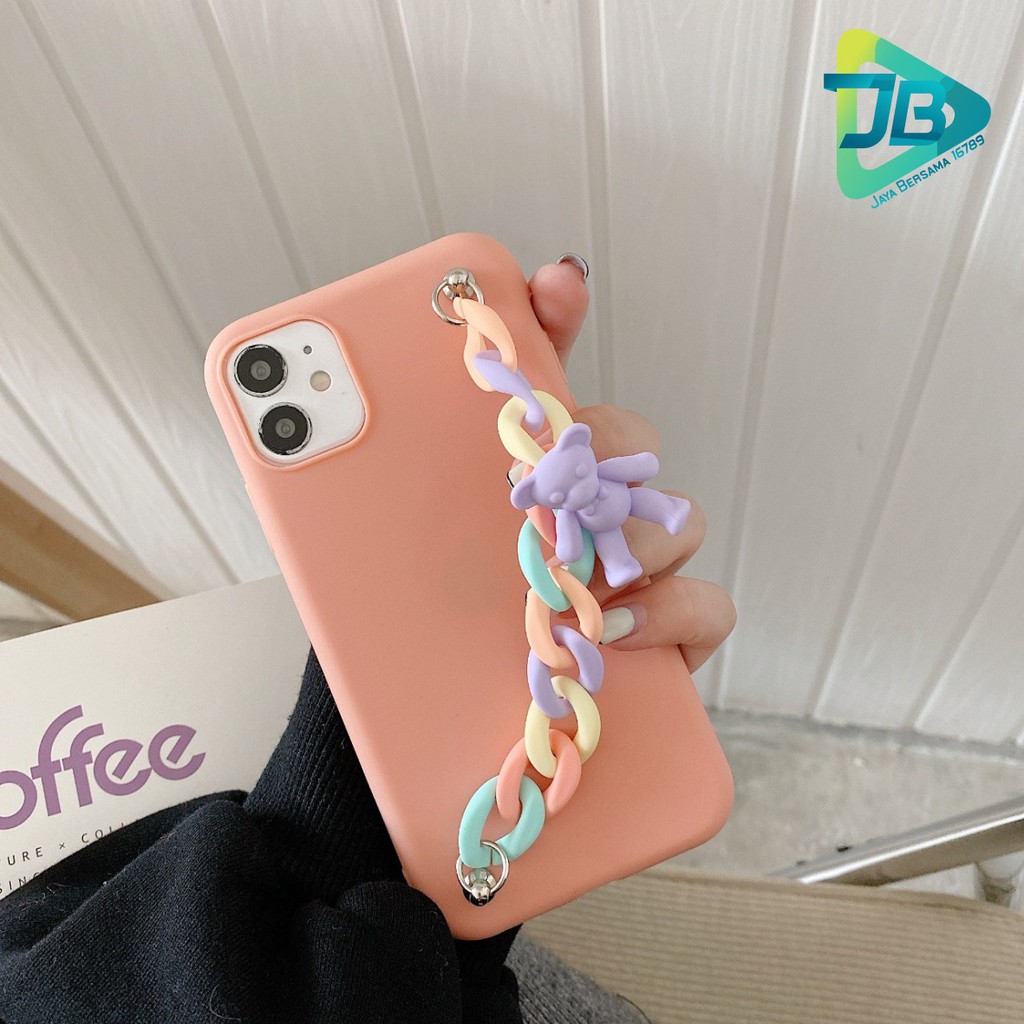 case softcase candy gelang rantai oppo f5 f7 f11 pro all type JB2563