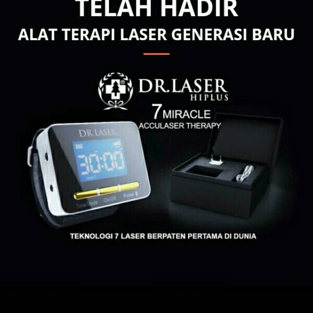 BEST SELLER - DR LASER  HI PLUS- JAM TANGAN TERAPY