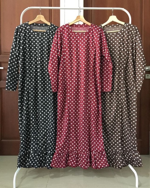 Polka dress busui