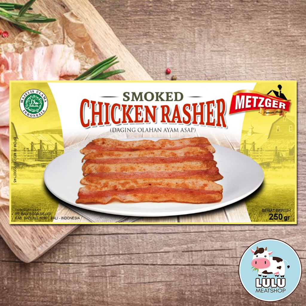 

Smoked Chicken Rasher Metzger (HALAL)