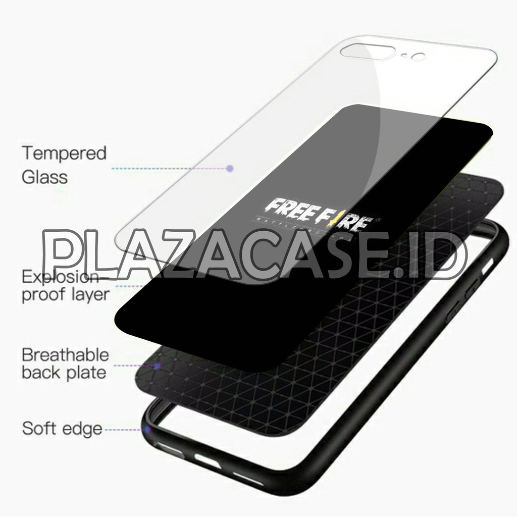 [K37] Soft Case Glass  For All Type Oppo Vivo Xiaomi Samsung Iphone Realme a52 a91 a92 a12 a31