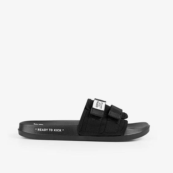 Termurah Geoff Max Official - Freddo Black | Slippers | Sandal Pria