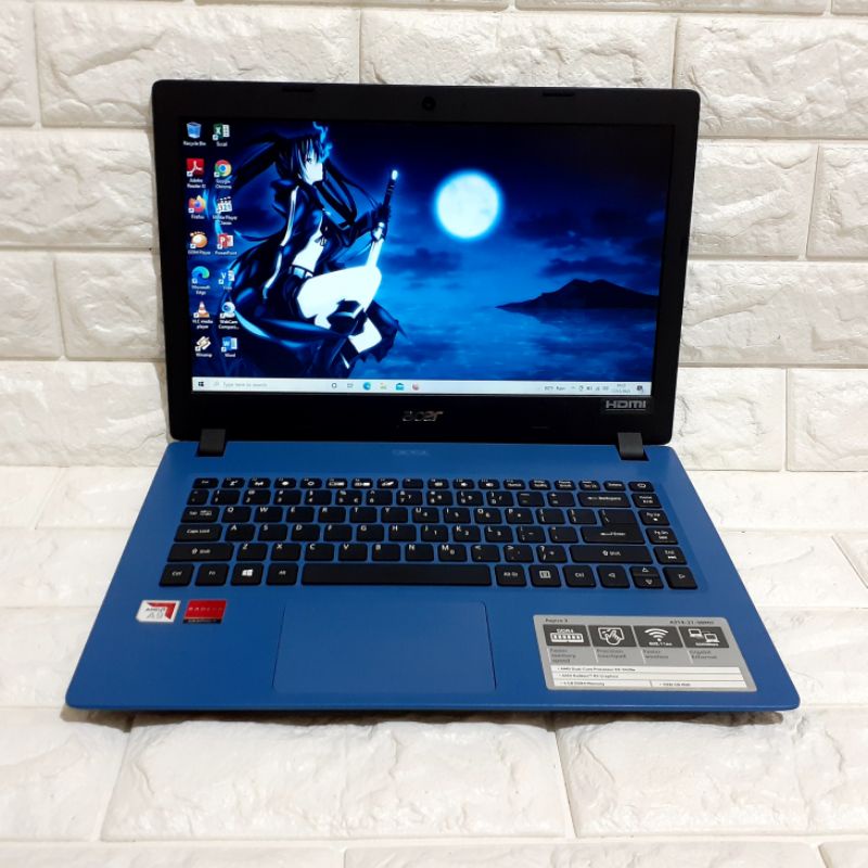 Laptop Acer A314-21 Amd A9-9420e ram 4 hdd 1tb