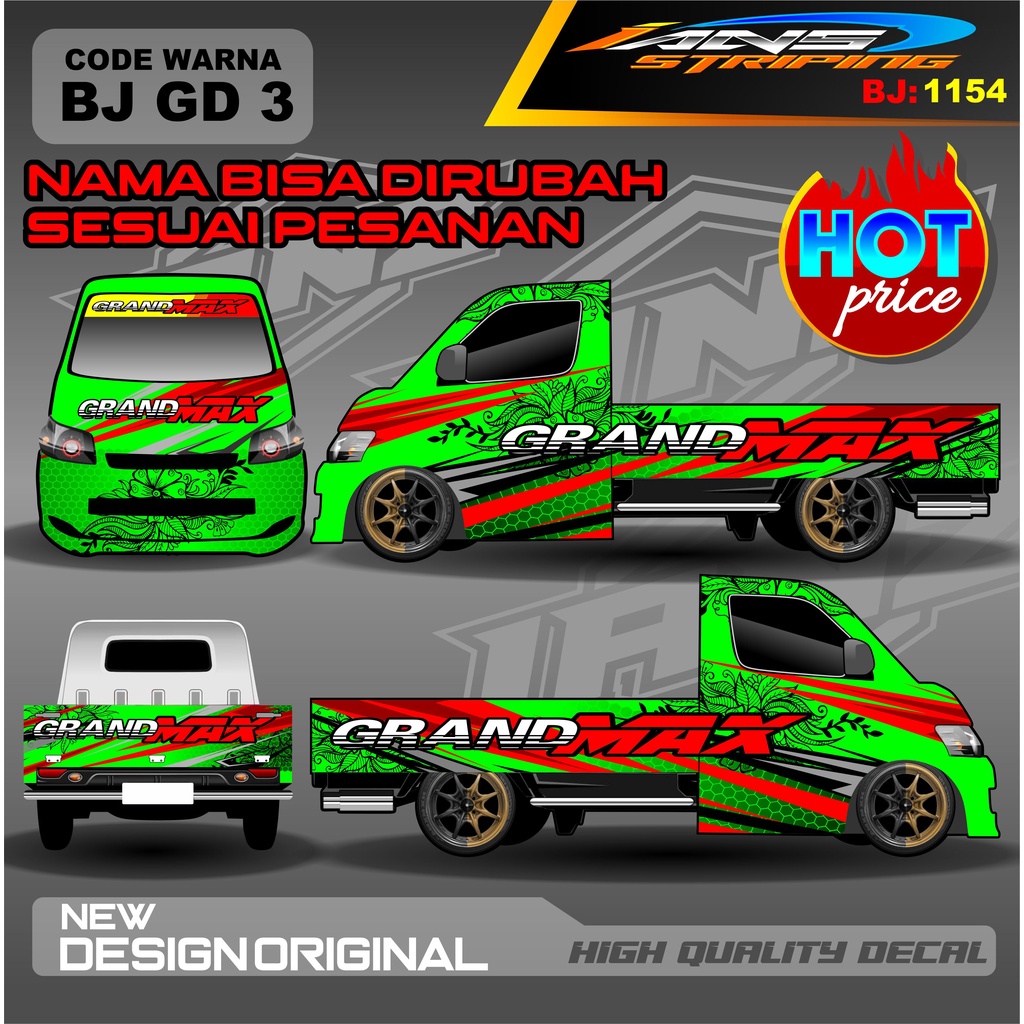 VARIASI STIKER PICK UP GRANMAX CARRY L300 FULL BODY / DECAL STIKER GRANMAX FREE REQUEST / VARIASI STIKER FULL BODY / STIKER PICK UP / STICKER GRANMAX