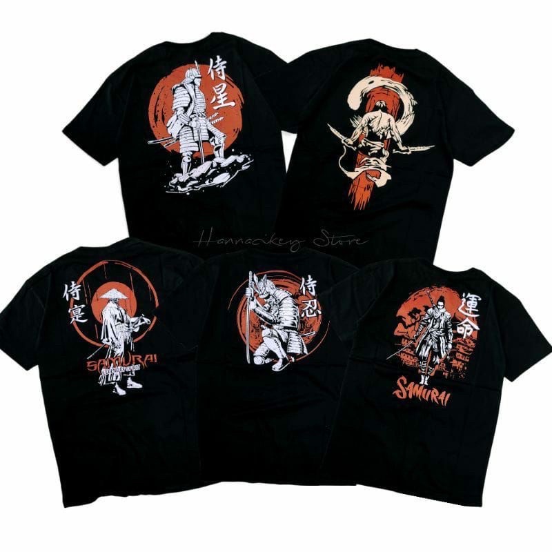 Kaos anak tanggung remaja samurai jepang ronin / baju junior japan best seller