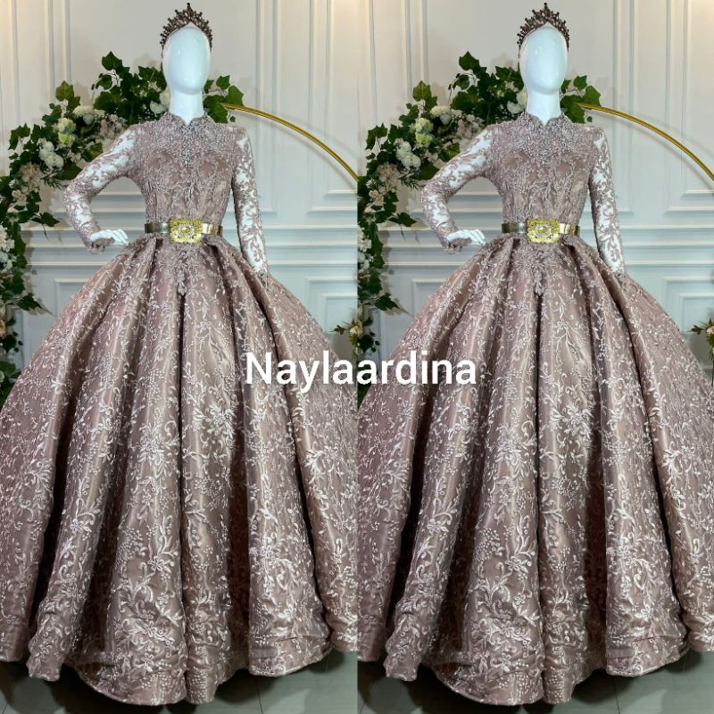 GAUN PENGANTIN BARBIE  MODERN//BAJU WEDDING MEWAH BEREKOR//KEBAYA//JAS