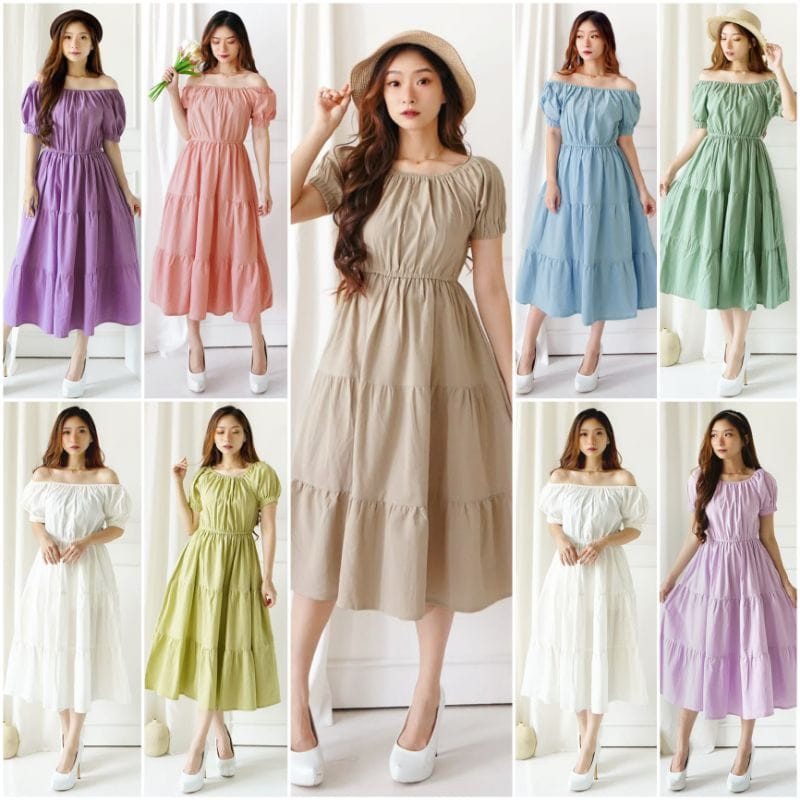 DRESS SABRINA/ DRESS KOREA / DRESS WANITA