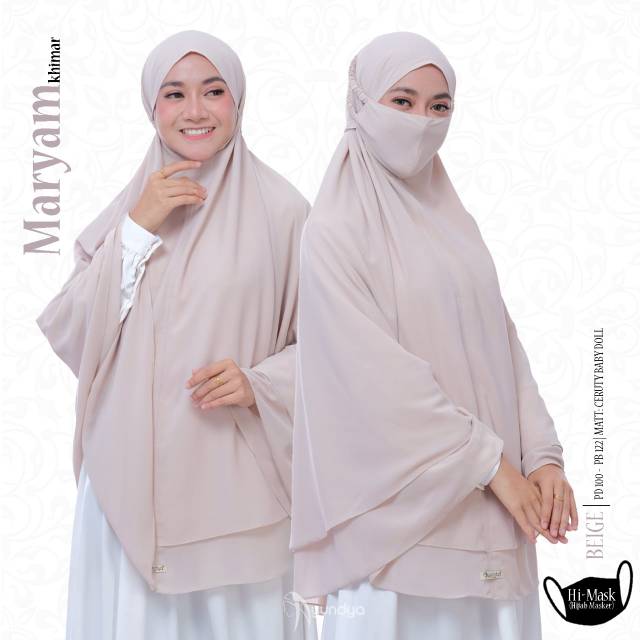 KHIMAR SYARI MARYAM 1 SETMASKER || AYUNDYA