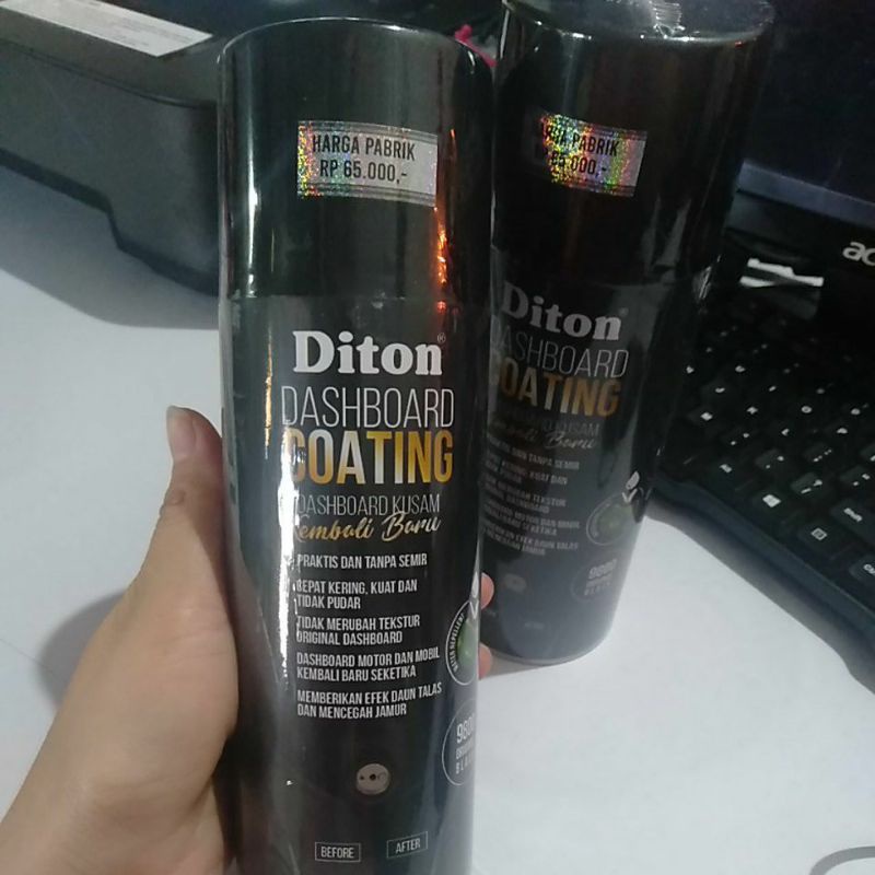 Diton Dasboard Coating 400ml pembersih dashboard diton pembersih dasbor dashbor motor 9800 mobil