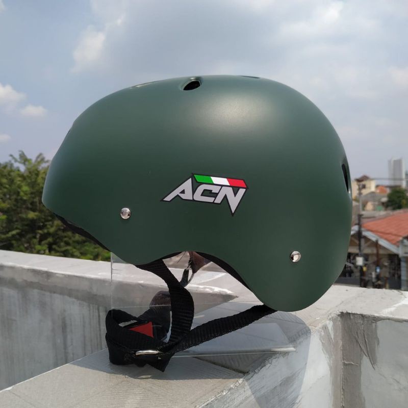 [COD] Helm Sepeda ACN MURAH !! ( Sepeda / Sepeda Lipat / Sepatu Roda / Skuter / Skate )-Army Doff