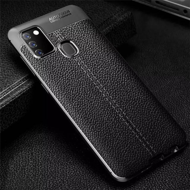 [Readystok] SAMSUNG A21S auto focus soft leather case ORIGINAL [free tempered glass]