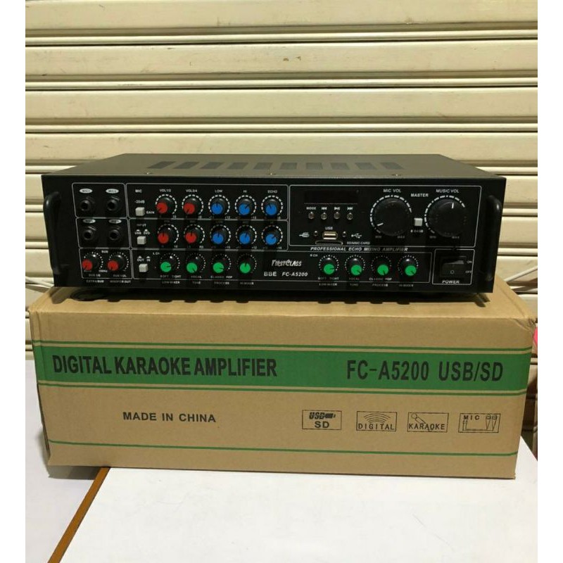 Amplifier Firstclass FC A5200 Ampli Power Mixer Bluetooth Usb