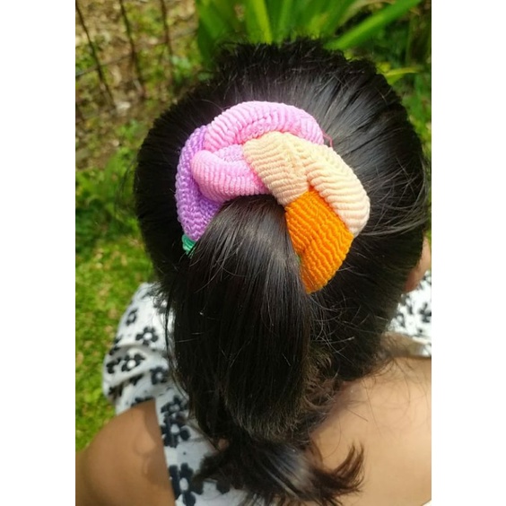 Ikat rambut lilit 5 / Ikat rambut Donat / ikat rambut hijab