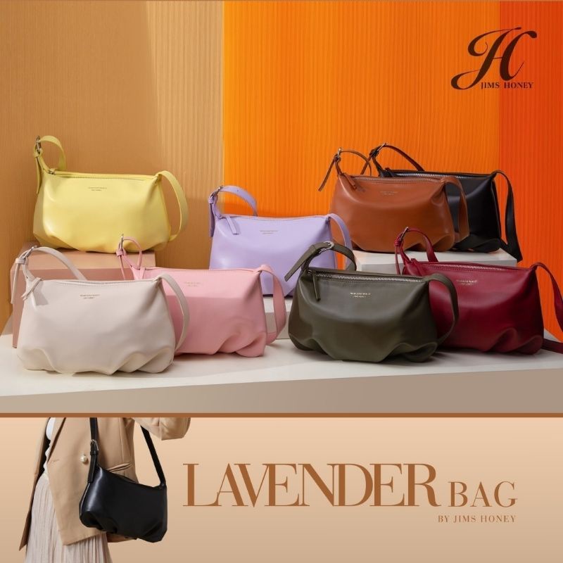 LAVENDER SLING BAG JIMS HONEY ORI TAS SELEMPANG WANITA IMPORT FASHION KOREA TAS OOTD KEKINIAN MURAH