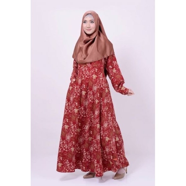 BAJU MUSLIM GAMIS SYAR'I NIBRAS NS 19 (XS, S, M ,L, XL)