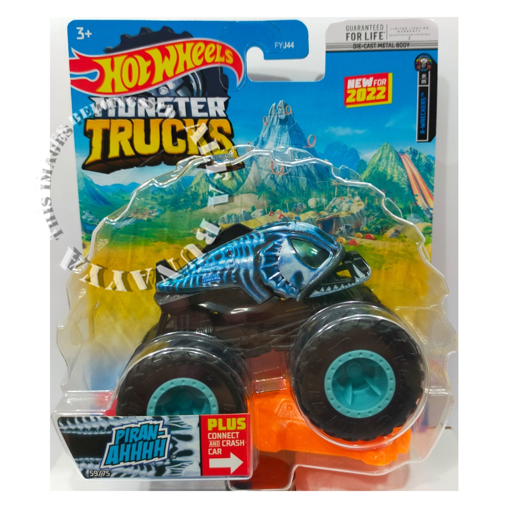 HOT WHEELS Monster Trucks - SERI H - Hotwheels Truck Original - Mainan Diecast Truk