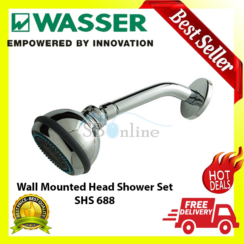 Wall Mounted Head Shower Set