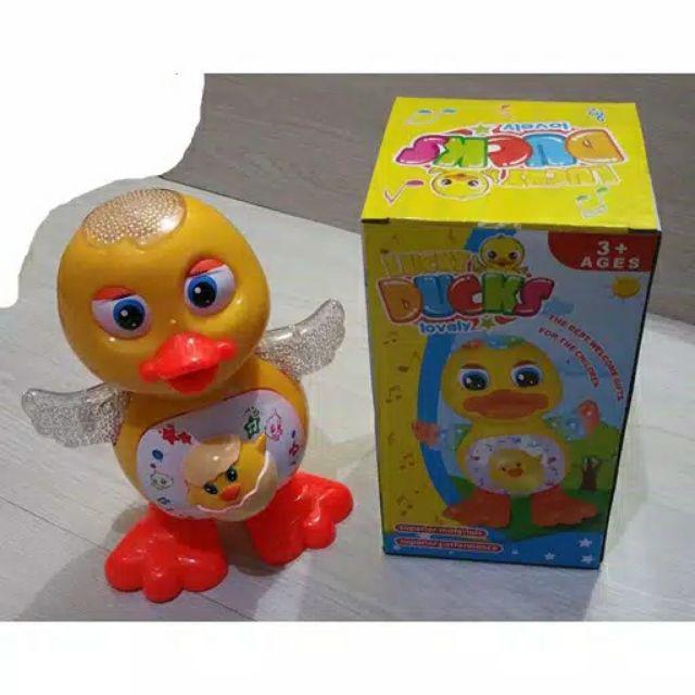  MAINAN  DANCING DUCK LUCKY DUCK BEBEK JOGET NO KT11 
