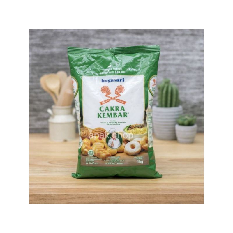 

1KG Tepung terigu CAKRA KEMBAR | protein tinggi