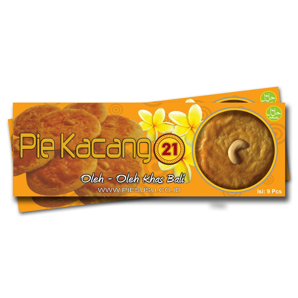

PIE SUSU 21 KACANG CRUNCY 9PCS-OLEH OLEH CAMILAN ENAK CRISPY KHAS BALI ASLI