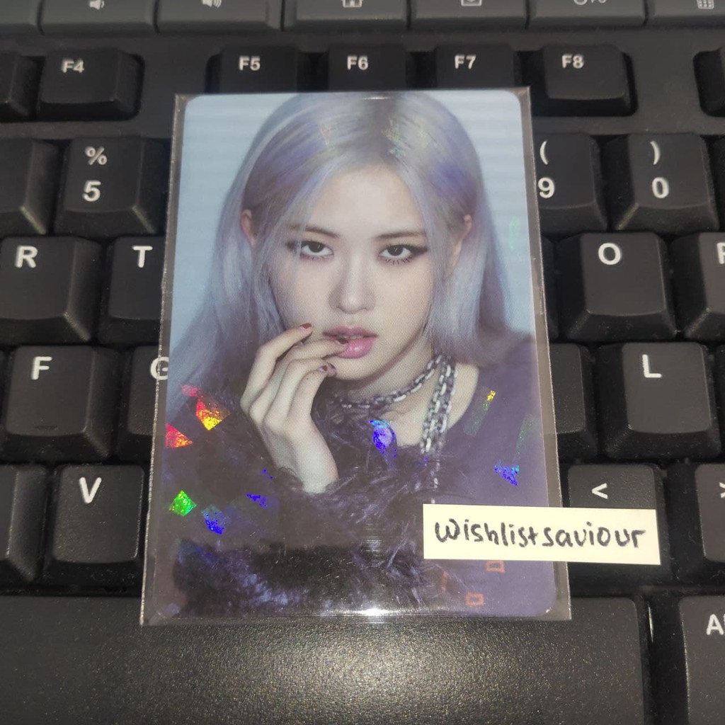 BLACKPINK The Album Photocard Benefit from INTERASIA POB PC ROSE OFFICIAL
