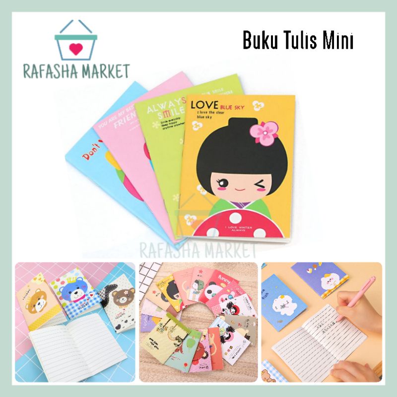 

Buku Tulis Mini Motif Kartun Note Book Mini Cartoon Mini Book Notepad Karakter Buku Tulis Memo Kecil Murah Import