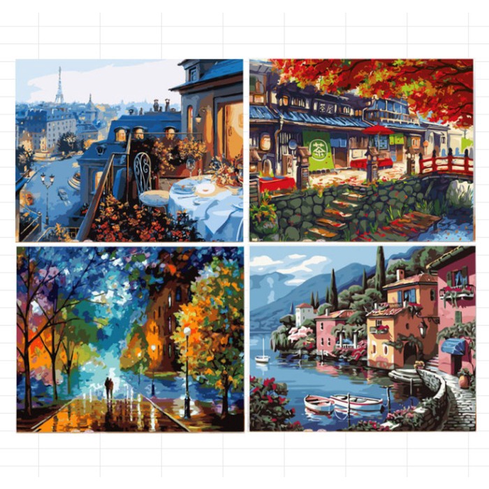 

Produk Terbaru Diy Set Painting By Numbers Canvas Lukisan Lukis Painting Number Type3