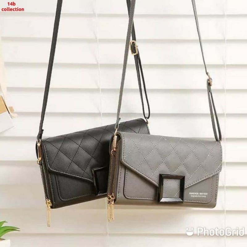 MOEZHA_ Tas Selempang Wanita Tas Kulit Dompet Handbag Tebal Cewek Multifungsi FY C270-7