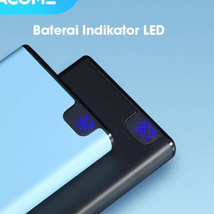 ♨ ACOME PowerBank 10000mAh Original Dual Output USB Garansi Resmi 18 Bulan AP107 ✴