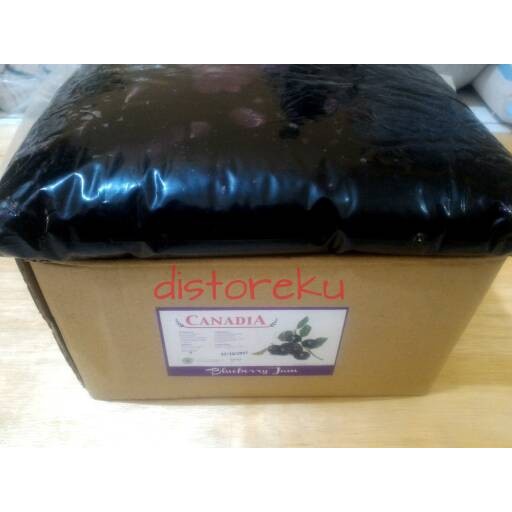 canadia prims food selai blueberry 500gr kemasan repack 1/2kg