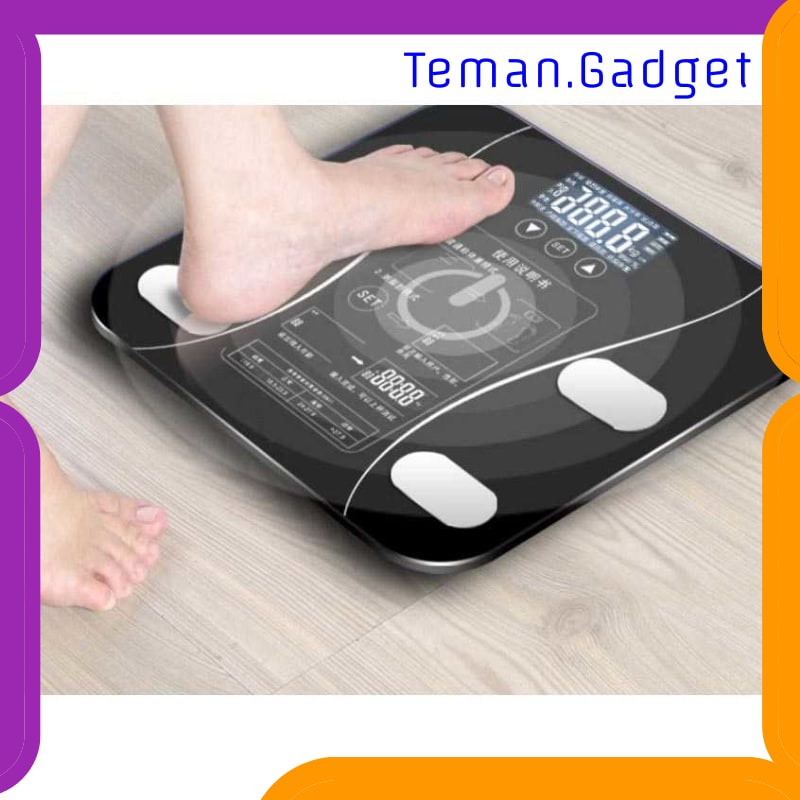 TG-FE332 TAFFWARE DIGIPOUNDS TIMBANGAN BADAN HEALTH SCALE 180KG RECHARGEABLE