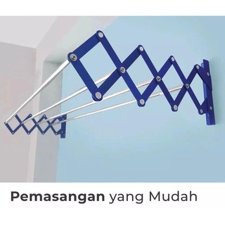 [AA-89] JEMURAN LIPAT HANDUK DINDING LIPAT TEMPEL TEMBOK SPIRAL